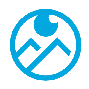 Logo of Mountains with a Flame