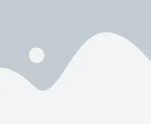 mountain range with a white circle