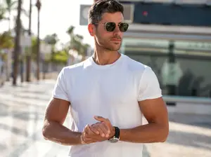 Man standing outside in sunglasses