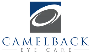 Camelback Eye Care logo featuring a stylized eye and the text Camelback Eye Care
