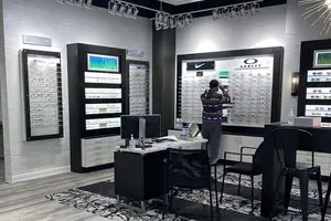 Kyle Vision Interior with eye glasses on display