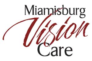 Miamisburg Vision Care logo featuring a cursive script and bold text