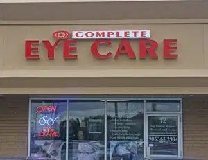 Complete Eye Care office building in Mississauga, ON.
