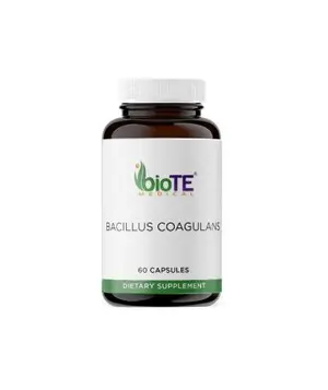 Bottle of Bacillus Coagulans dietary supplement by BioTE Medical