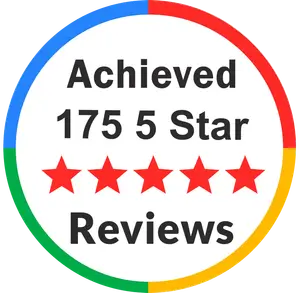Achieved 175 5 Star Reviews
