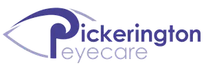 Pickerington Eyecare logo on a black background