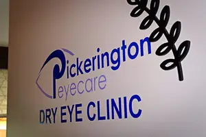 Signage for Pickerington Eyecare Dry Eye Clinic