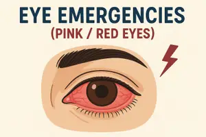 Eye Emergency Pink Red Eyes