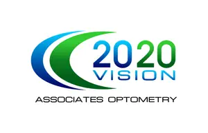2020 Vision Associates Optometry logo on a white background