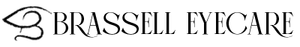 Brassel Eyecare logo featuring a stylized eye symbol and the company name in bold black text.