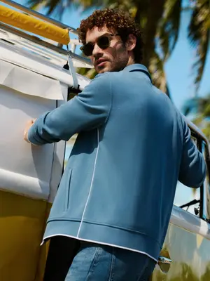 Man wearing Original Penguin﻿ sunglasses