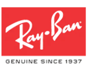 Ray-Ban Logo on Red Background