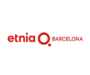 Etnia Barcelona logo displayed on a black background