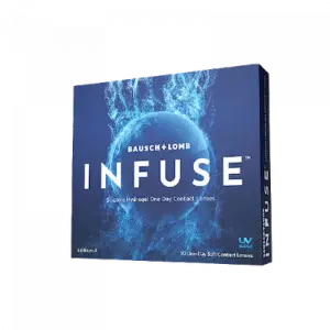 Bausch & Lomb Infuse contact lenses box