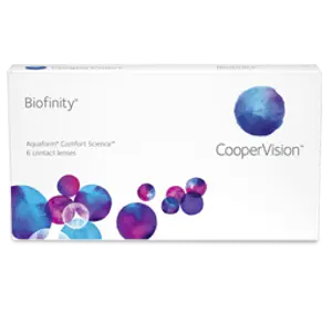 CooperVision Biofinity Aquaform Contact Lenses Packaging