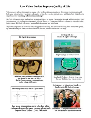 Low Vision Devices Improve Quality of Life